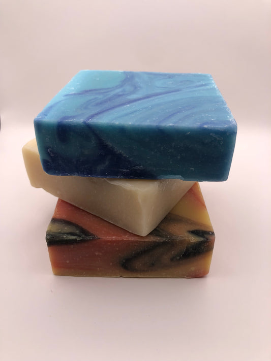 3 - Pack Tropical Sunset, Offshore, and Barbados Bay Rum Natural Bar Soap Pack