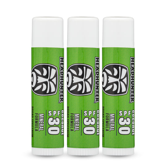 Lip Balm - SPF 30, Coconut - 3 Pack