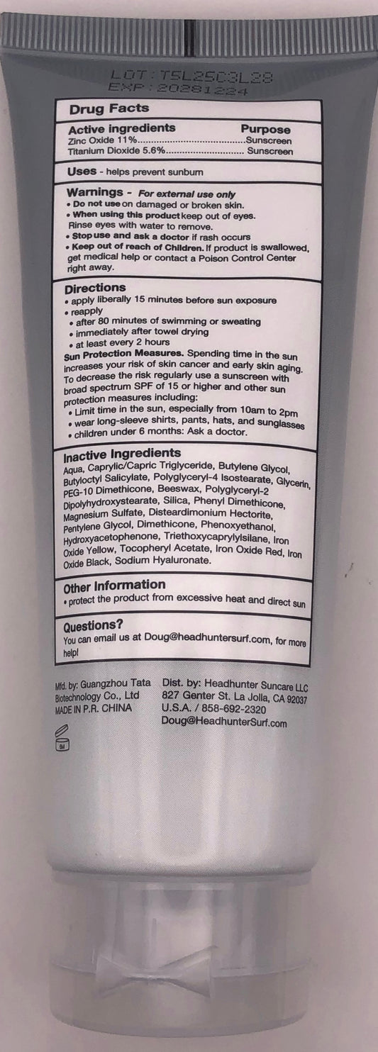 Reef Safe-SPF 50 Mineral Sunscreen Cream - Tinted Light Brown (HWT)