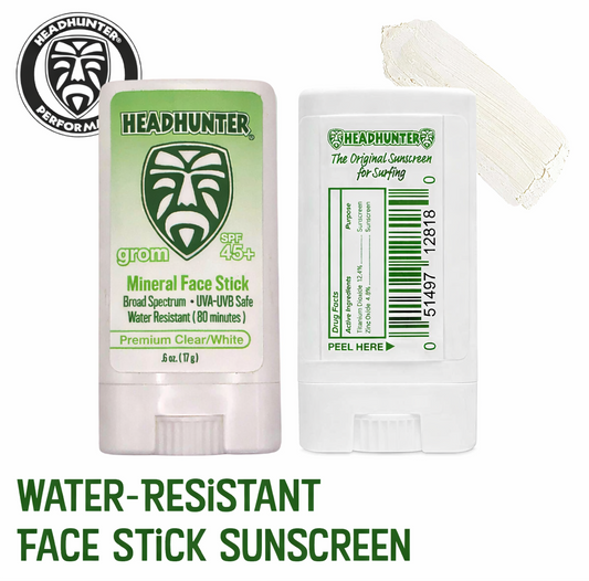 Grom SPF 45 Mineral Sunscreen Face Stick - 6 Pack "Clear / White"