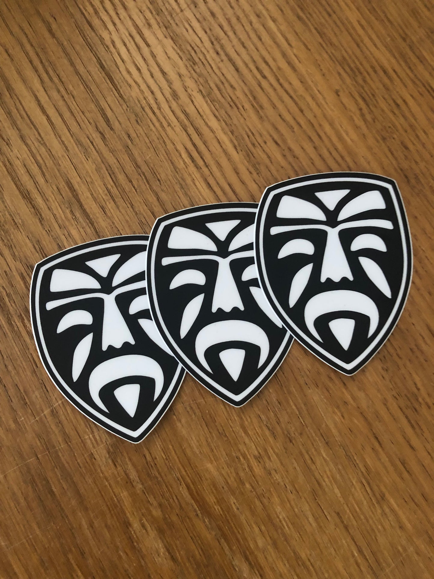 Headhunter Mask Sticker - 3 Pack