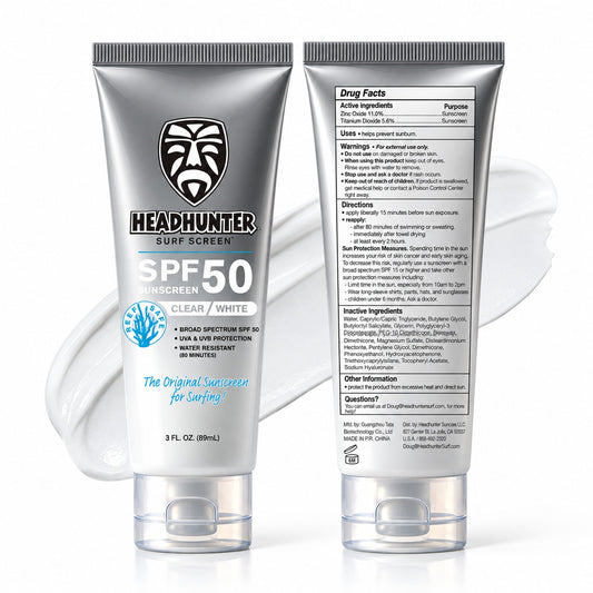 Reef Safe-SPF 50 Mineral Sunscreen Cream - White (HWT) - 1 pack