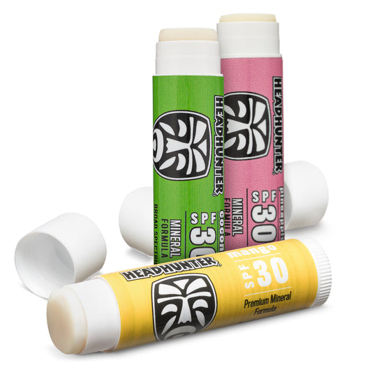 Lip Balm - SPF 30, Assorted Flavors - 3 Pack