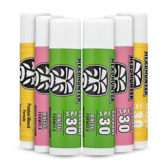 Lip Balm - SPF 30, Assorted Flavors - 6 Pack